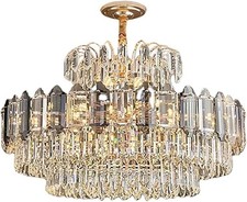 Modern LED Crystal Ceiling Chandelier Luxury Pendant Light for Living Room