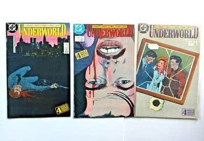 Underworld 4 issue mini series -  1, 2 & 4 DC Comics 1987