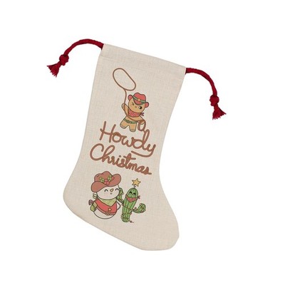 Purely Home Howdy Weihnachtsstrumpf - Xmas Cowboy Wohndeko Geschenk