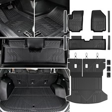 Floor Mats  Cargo Mat with Backrest Mat for 2025-2026 Chevy Equinox Only Gas...