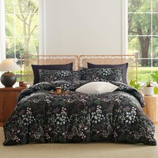 Floral Duvet Cover King 3 Pieces Elegant Flower Bedding Set Farmhosue Aesthetic