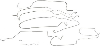 Dorman 919-141 Stainless Steel Preformed Brake Line Kit Compatible with Selec...