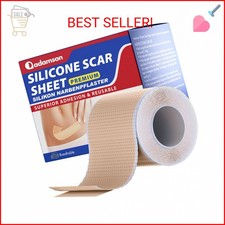 Adamson Silicone Scar Tape for Surgical Scars, Keloid, C-Section, Burns More,