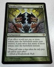 MTG Rare Parallel Lives Innistrad ISD English Green Enchantment Regular LP