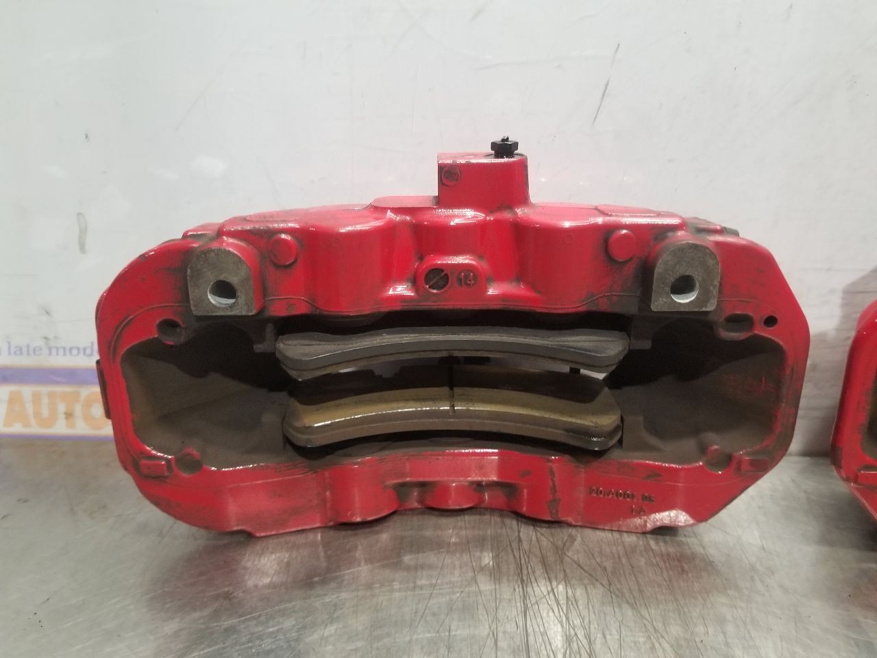 14 2014 MASERATI GHIBLI SQ4 3.0L AWD FRONT AND REAR BRAKE CALIPER SET RED 