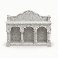 Miniature Dollhouse Shelf Ornate Furniture Crafted for Collectors