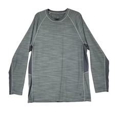 Hang Ten Rashguard sz XL Men Long Sleeve Shirt Gray UV UPF 50 Surfer Swim Beach