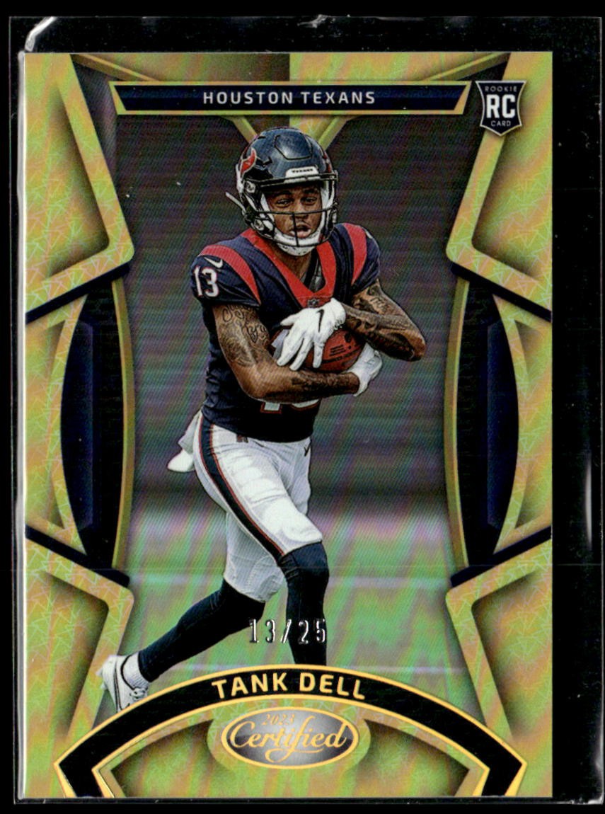 2023 Panini Certified #119 Tank Dell Mirror Gold #/25