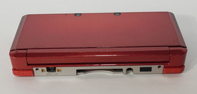 Nintendo 3DS Flame Red Handheld Console With Charger CTR-001 Tested and Working