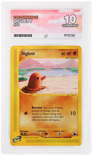 Diglett graded ACE 10 for sale on eBay