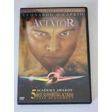 The Aviator Movie DVD Leonardo DiCaprio Martin Scorsese 2-Disc Oscar Winning