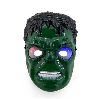 Kinder Spider-Man Spiderman Cosplay LED-Maske Iron Man Hulk Kostüm-Maske Captain - Bild 1 von 4
