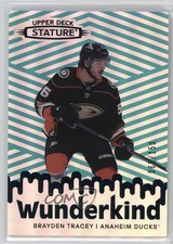 2022-23 Upper Deck Stature Wunderkind Green /150 Brayden Tracey #W-2 14bn