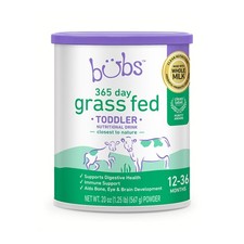 Bubs 365 Grass Fed Toddler Nutritional Drink, Non-GMO Whole Milk-Based Formu...