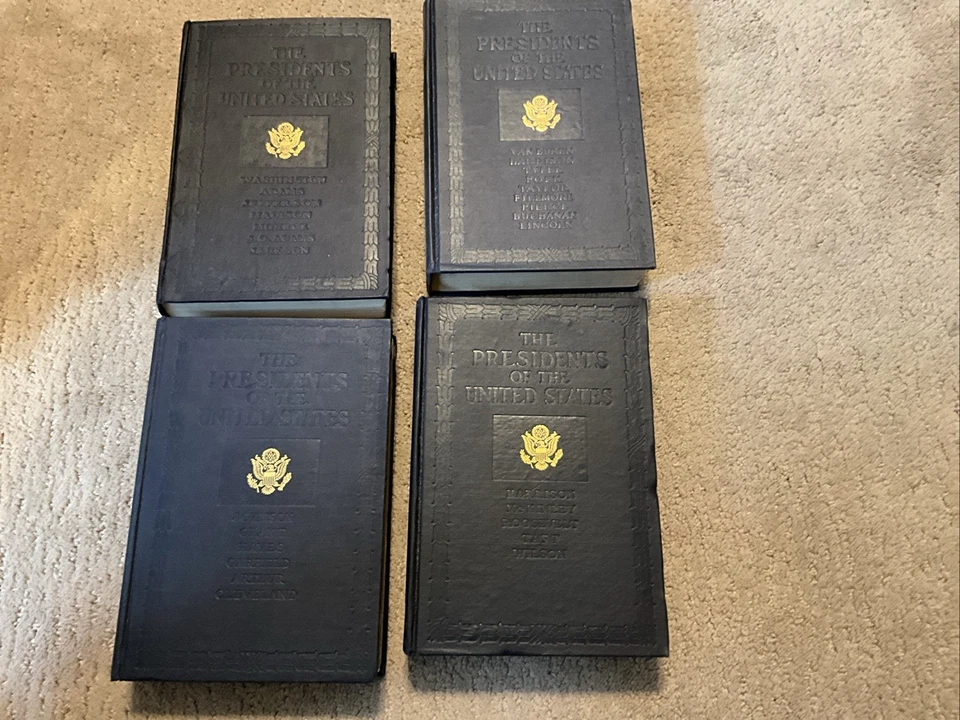 The Presidents of the United States Illustrated 4 Volume Set Scribners 1914 - Imagem 2 de 4