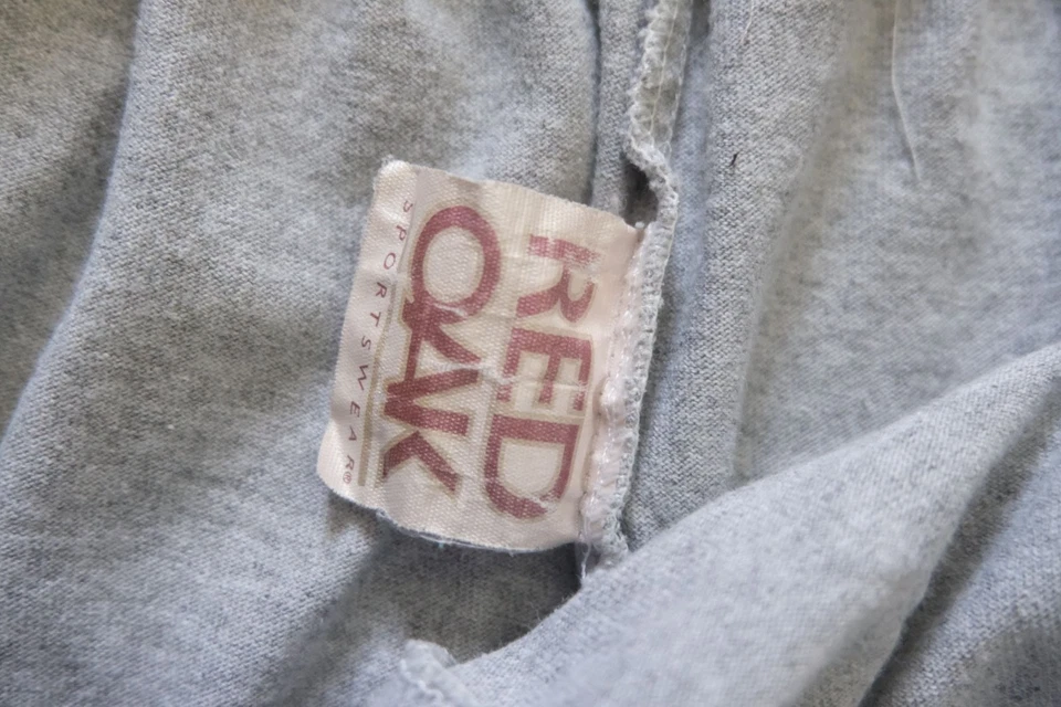 NCAA 90s Y2K OU SOONERS FOOTBALL OKLAHOMA USA MADE GRAY COTTON 5" SHORTS SZ M - Image 4 of 4