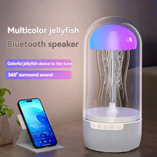 Bluetooth Speaker Jellyfish with 7 Colors and Mood Lamp, Jellyfish Night Light