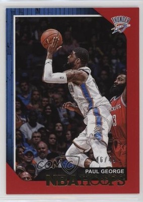 2018-19 Panini NBA Hoops Red 46/49 Paul George #10 z7j