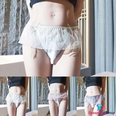 See-Through Sissy Briefs Mens Thongs All Seasons One Size Panties Pouch