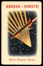 1952 Ed-U Cards Space Race Card Game Danger-Comets 