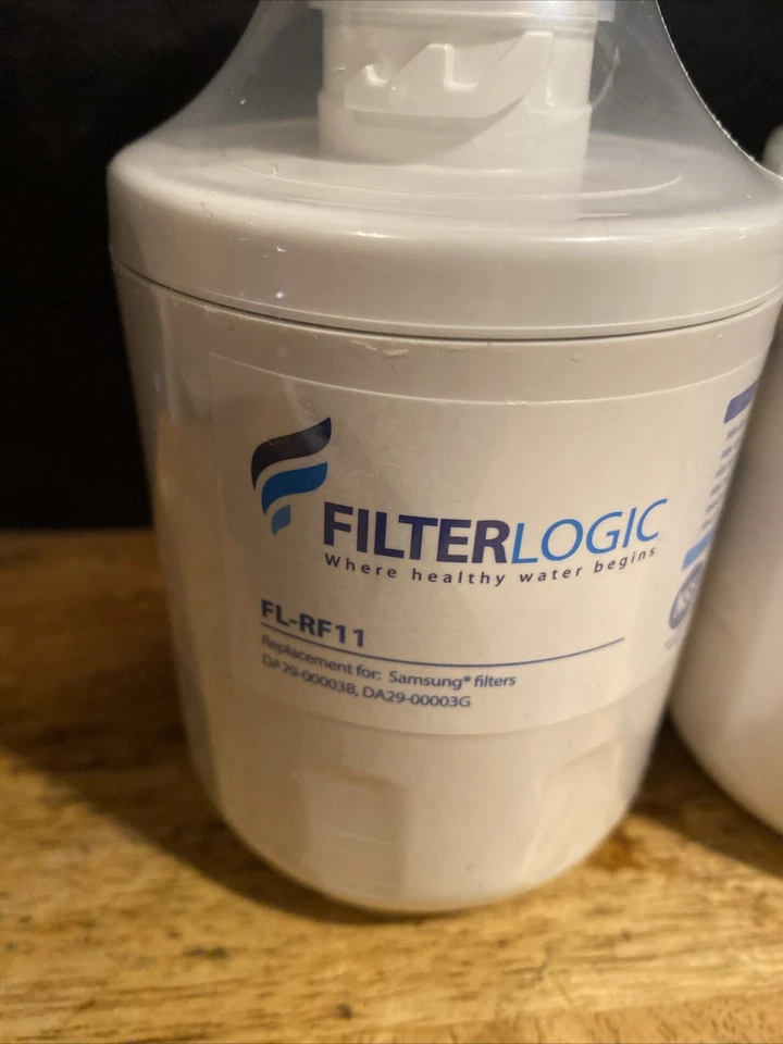 Filter Logic Water Filter FL-RF11 Samsung Refrigerator 2pk W/expiration stickers - Image 2 of 4