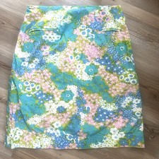 Matilda Jane Vibrant Floral Pencil Skirt Size M