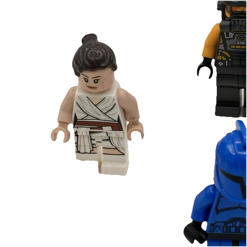LEGO Star Wars Minifigure Lot – Mandalorian, Rey, Clone Trooper, R2-D2,  - Image 3 of 4