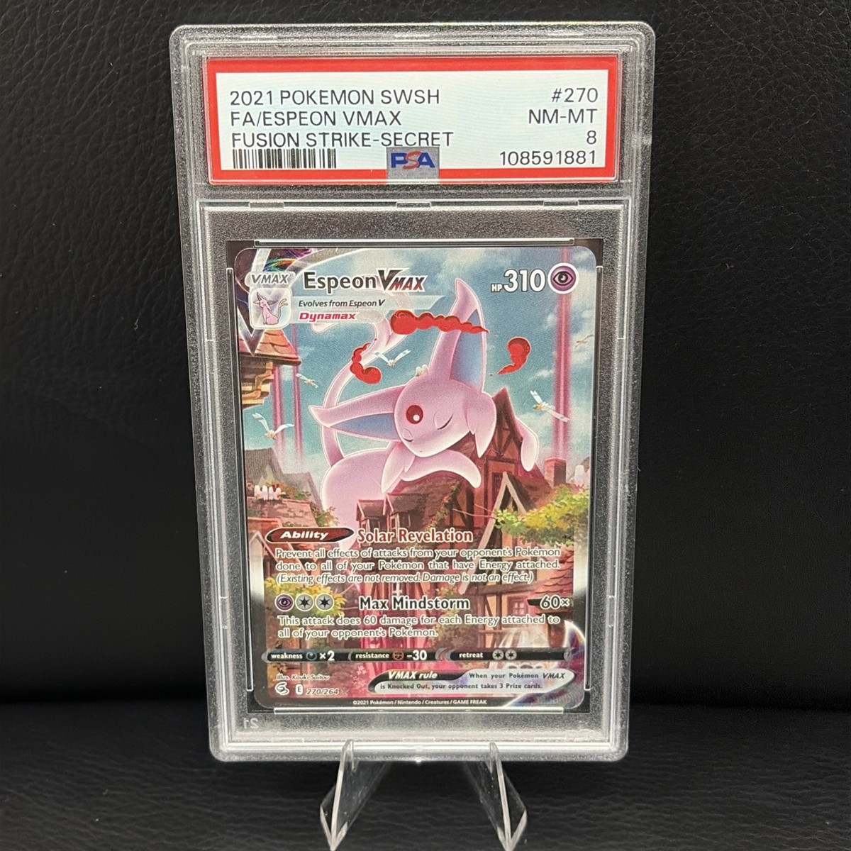 Espeon VMAX (Alternate Art Secret) 270/264 Swsh08: Fusion Strike