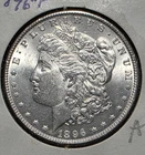 1896 P Morgan Silver Dollar BU UNC MS (Luster) #DT-A