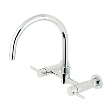 Kingston Brass KS817.DL Concord 1.8 GPM Widespread Bridge Kitchen - Chrome