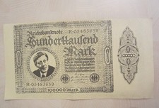 Helmut Schmidt, 100000 Mark Reichsbanknote, Wahlwerbung BTW 76/ 80, Flugblatt