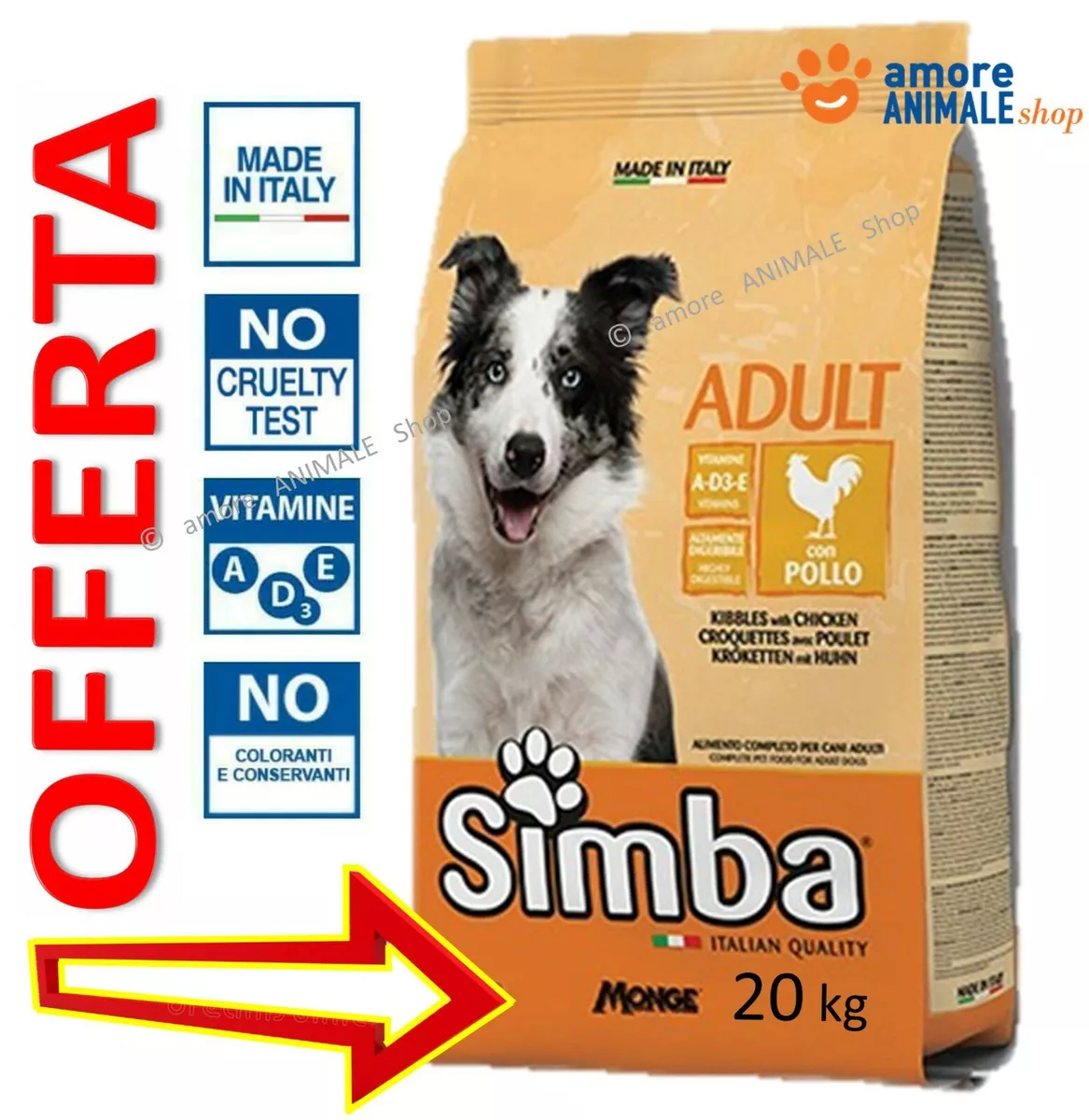 Simba dog top food 20 kg