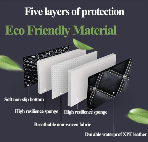 For Hyundai Rear Carpets Car Trunk Mats Waterproof Custom Floor Mats Pu Leather - Foto 15 di 31