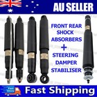 Front Rear Shock Absorbers + Steering Damper Stabiliser for Patrol GQ Y60 GU Y61