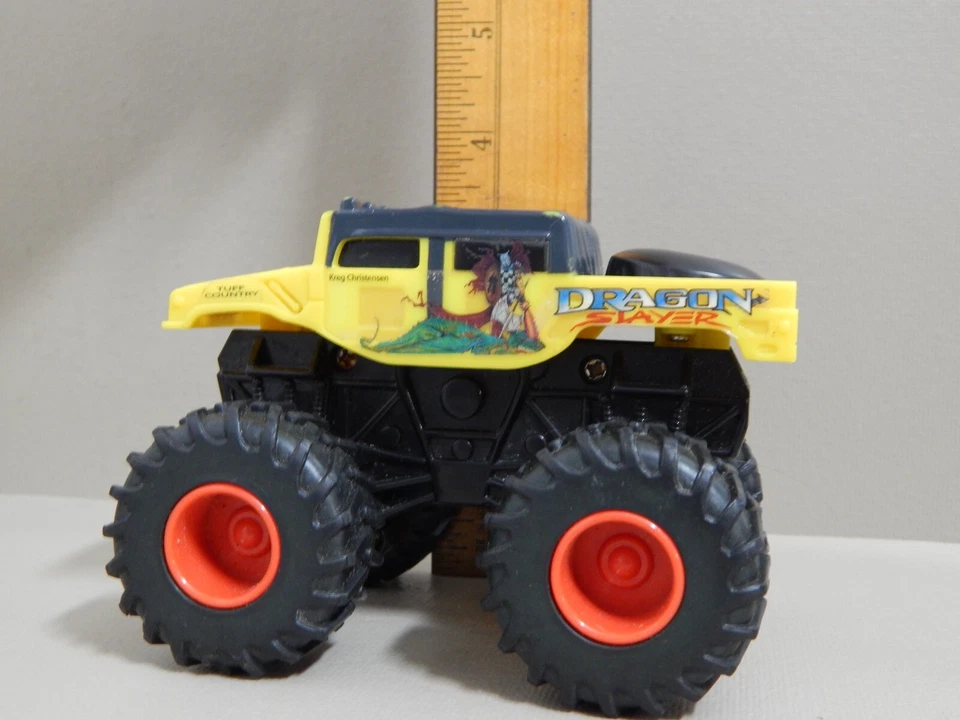 RARE 2004 Planet Toys DRAGON SLAYER 4X4 REV ‘N’ GO K. Christensen Monster Truck - Image 3 of 4