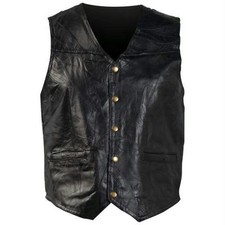 Giovanni Navarre® Italian Stone™ Design Genuine Leather Vest