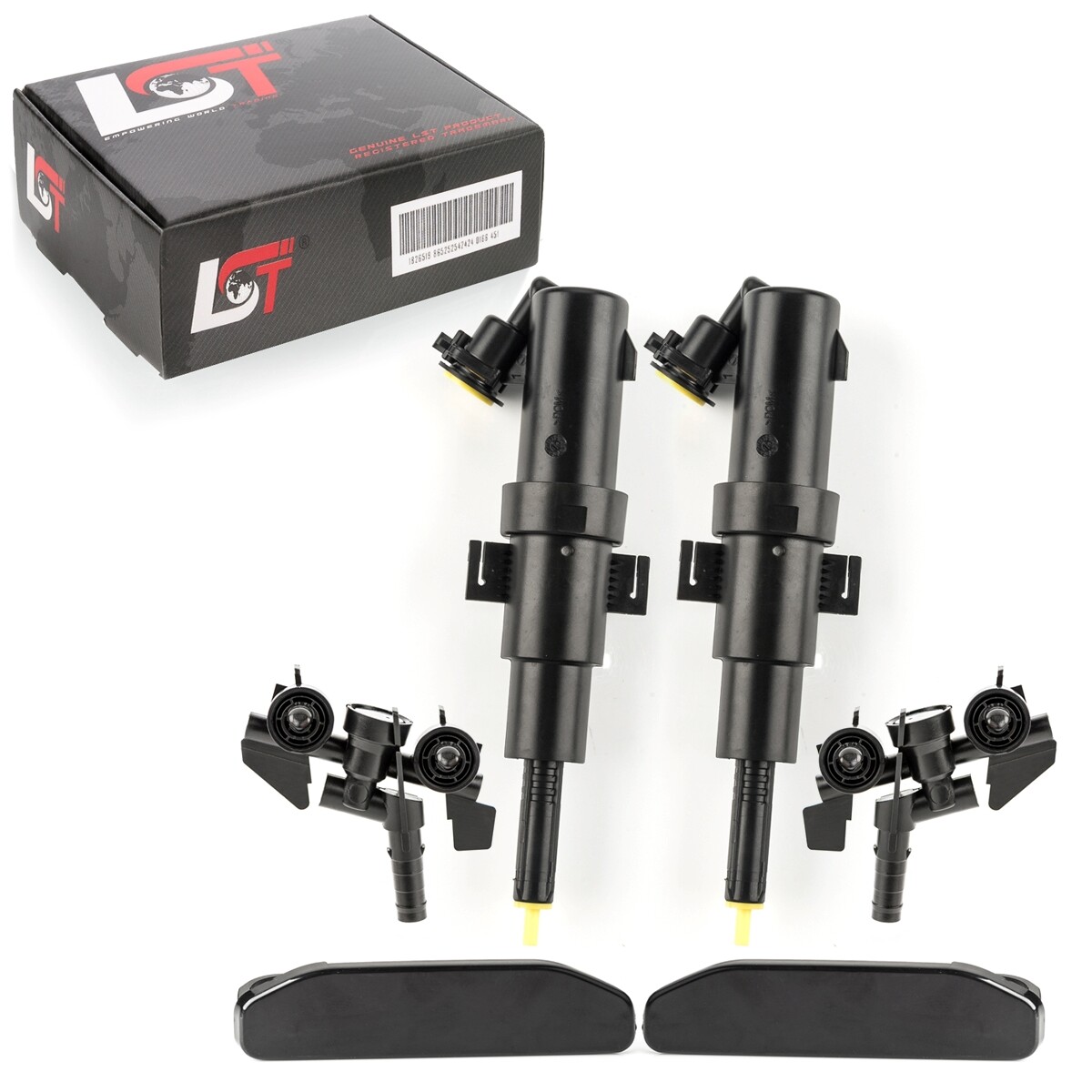 2x Headlight Cleaner Telescopic Nozzle Cap Set for bmw 3er E46 Touring 98-01