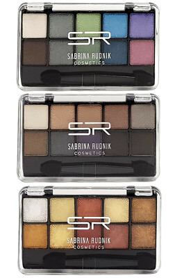 AUSWAHL 3 Stück Lidschatten Palette à10 Farben Sabrina Rudnik Kosmetik  3,00/10g