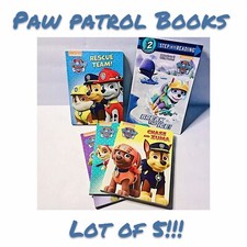 Nickelodeon Paw Patrol Book Bundle 5 -NickJr, Rescue Team, Marshall Skye, Chase