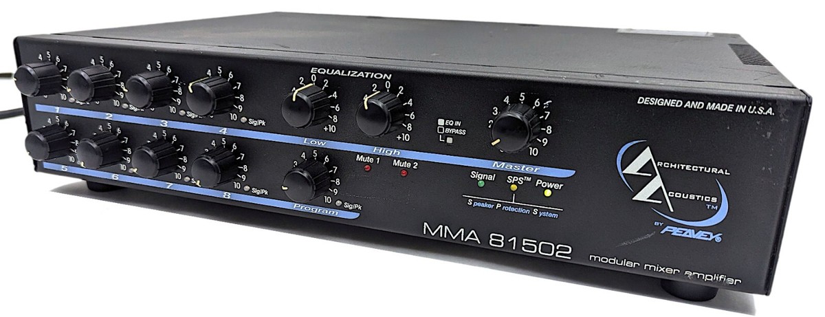 Peavey Architectural Acoustics MMA 81502 8-Channel Modular Mixer