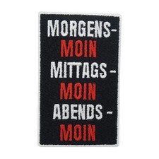 Lustiger Moin Patch | Hamburg Patches, Norddeutsche Bügelbilder, coole Aufbügler