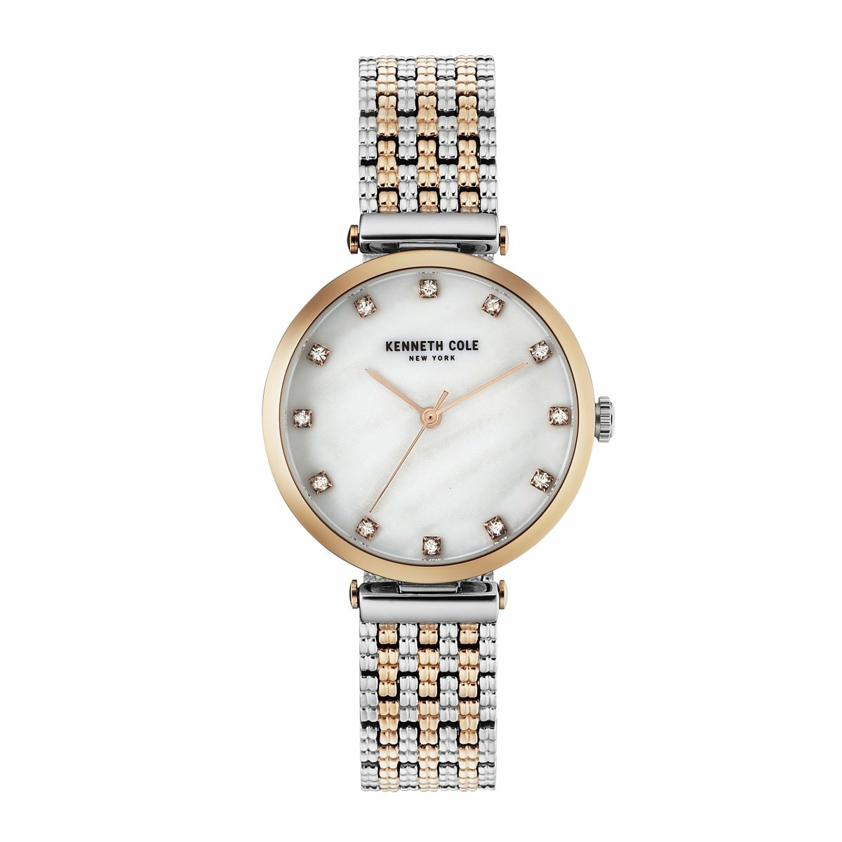 Kenneth Cole New York Damen-Armbanduhr Analog Quarz Edelstahl