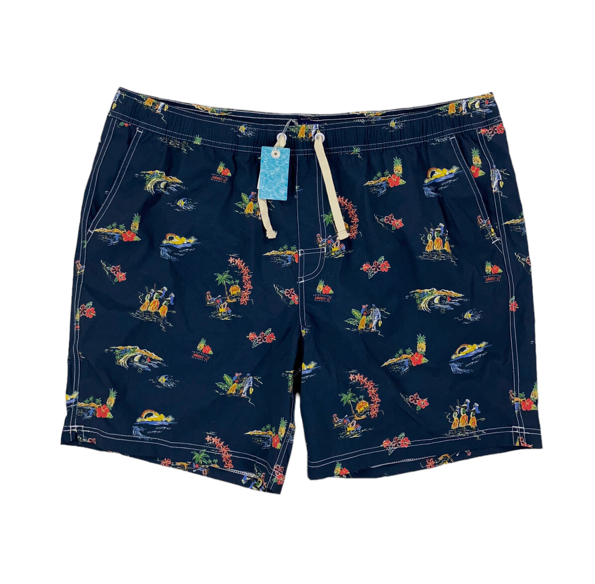 НОВЫЙ Мужской купальный костюм Johnnie-O Waikiki Tropical размера XXL синий JMSS2520 5790₽