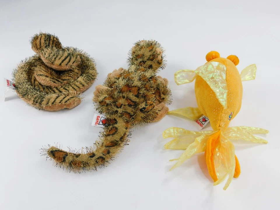 Webkinz Plush Snake, Leopard Gecko, & Goldfish - image 2 of 3