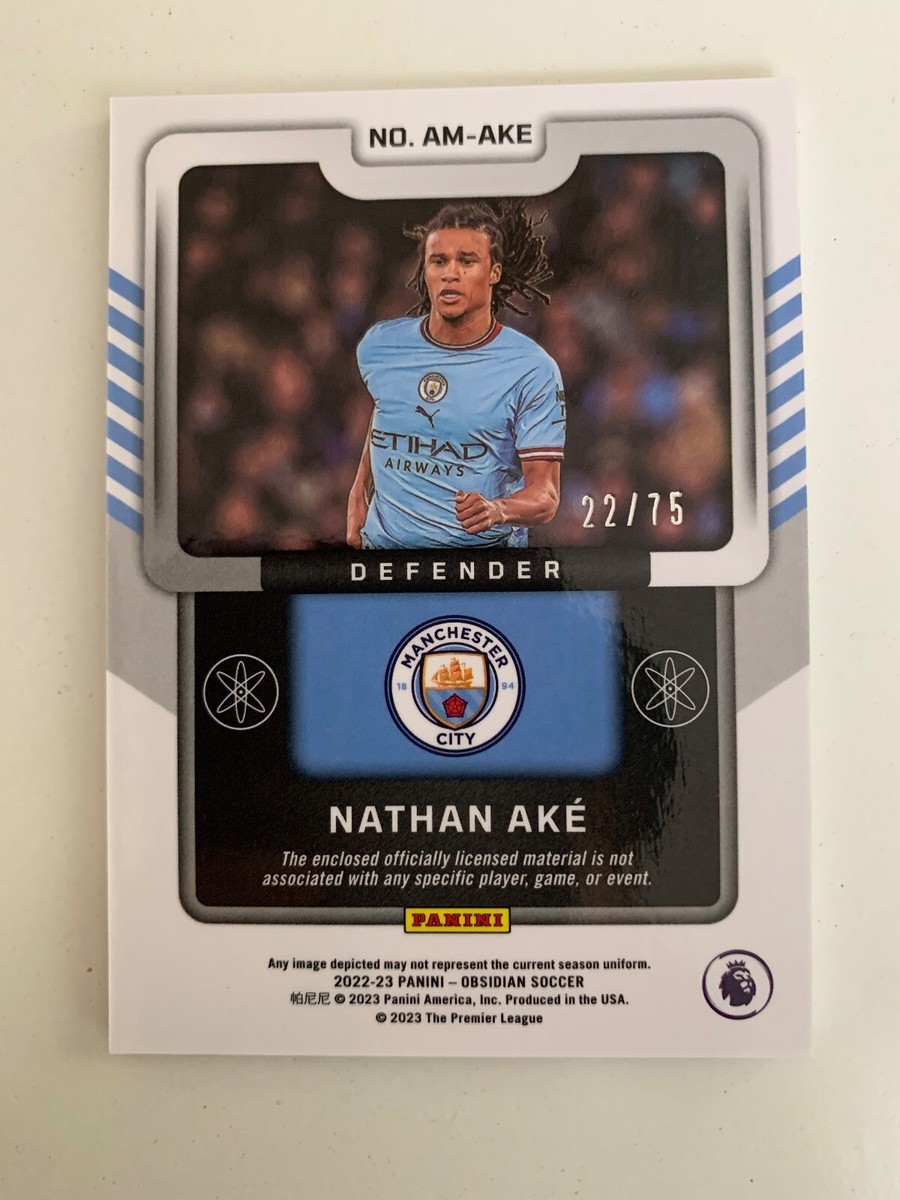 2022-23 Panini Obsidian Atomic patch orange NATHAN AKÉ #d 22/75
