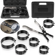 940387 Piston Ring Compressor Tool Ratchet Pliers for Car Engine 2-7/8 to 4-3/8"
