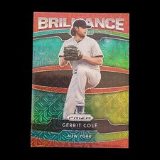 2020 Panini Prizm Gerrit Cole Brilliance Red /149 Mojo Yankees