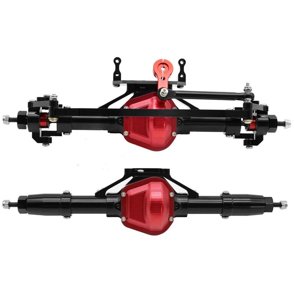 1/10 CNC Aluminum Alloy Front / Rear Axle for 1:10 RC Crawler Car Axial SCX10 - Image 4 of 4