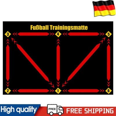Football Training Mat Football Footstep Training Mat Rubber for Indoor Outdoor