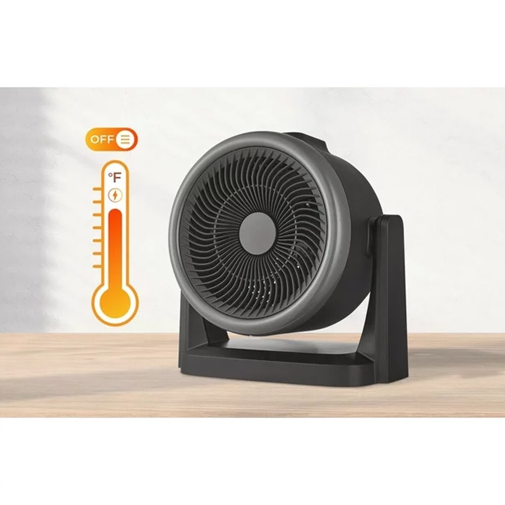 Midea 2-in-1 Digital Turbo Heater Fan, MSH23FT3DSB, Black